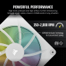iCUE LINK LX140 RGB 140mm PWM Single Fan Expansion - White