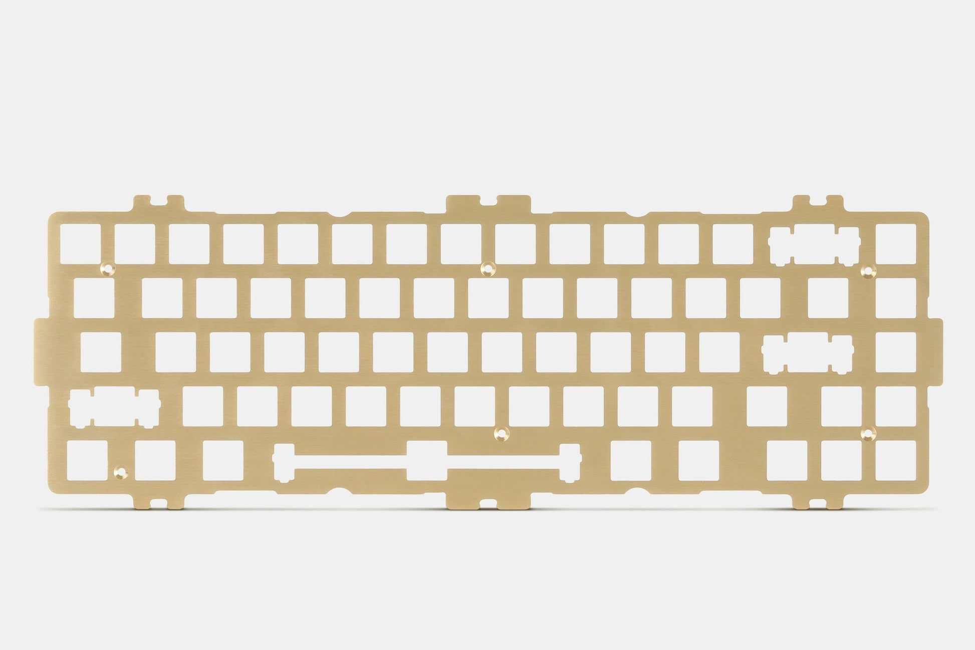 Drop CSTM65 Switch Plates - Brass - Brushed