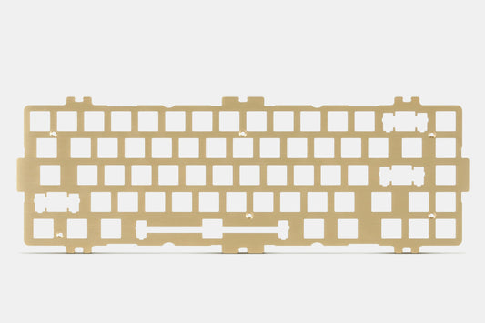 Drop CSTM65 Switch Plates - Brass - Brushed