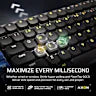 VANGUARD AIR 99 WIRELESS Optical-Mechanical Gaming Keyboard - Black (Revival Series)