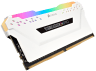 VENGEANCE® RGB PRO 32GB (2 x 16GB) DDR4 DRAM Up To 3200MHz C16 Memory Kit — White