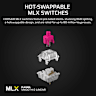 VANGUARD 96 Mechanical Gaming Keyboard, CORSAIR MLX Plasma
