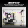 5000D CORE AIRFLOW Mid-Tower ATX PC Case — White