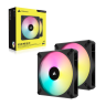 iCUE AF140 RGB ELITE 140mm PWM Dual Fan Kit