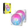 iCUE LINK RX140 RGB 140mm PWM Fan Twin Starter Kit - White