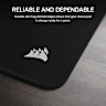 MM Anti-fray Cloth Gaming Mouse Pad – Medium, Black