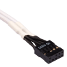 Premium Sleeved Front Panel Extension Kit 30cm — White
