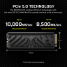 MP700 ELITE with Heatsink 1TB PCIe 5.0 (Gen 5) x4 NVMe M.2 SSD