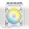 iCUE AF140 RGB ELITE 140mm PWM Dual Fan Kit - White