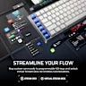 VANGUARD AIR 99 WIRELESS Optical-Mechanical Gaming Keyboard - White (Revival Series)