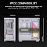 3500X LX-R RGB iCUE LINK Mid-Tower PC Case - White