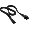 Premium Individually Sleeved Type-5 PSU Cables Starter Kit, Black