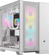 6500D AIRFLOW Mid-Tower Dual Chamber PC Case - White