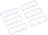 2500/6500 Series DoubleShot Grommet Set, White/Gray