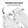 iCUE AF120 RGB SLIM 120mm PWM Fluid Dynamic Bearing Fan — White Single Pack