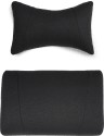 TC100 Fabric Black Neck and Lumbar Pillows