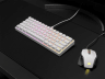 K65 RGB MINI 60% Mechanical Gaming Keyboard — CHERRY MX SPEED — White