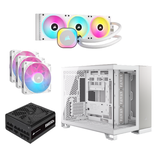 2500X White/Satin Gray Aluminum All-in-One Bundle