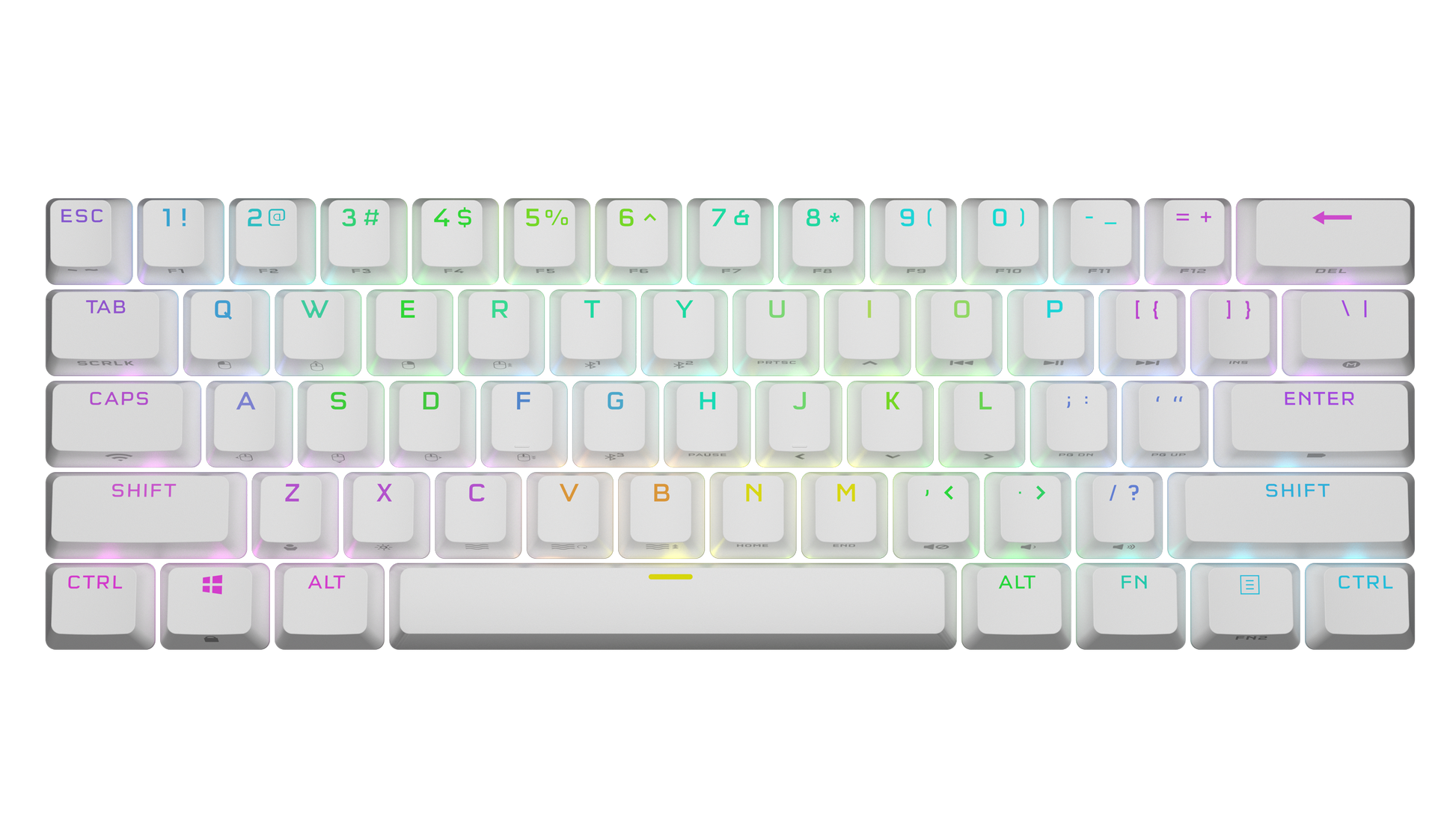 K70 Keycaps - White