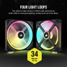 iCUE LINK QX140 RGB 140mm PWM PC Fan Expansion Kit