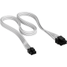 Premium Individually Sleeved Type-5 PSU Cables Starter Kit, White
