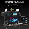 Multi Frame Pegboard Desk Organizer for Platform:4