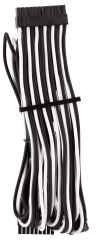 Premium Individually Sleeved ATX 24-Pin Cable Type 4 Gen 4 – White/Black