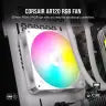 iCUE AR120 Digital RGB 120mm PWM Fan, Single Pack, White
