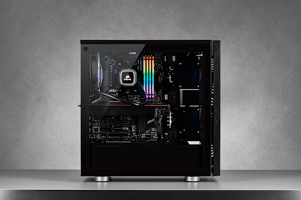 275R Airflow Tempered Glass Mid-Tower Gaming Case — Black