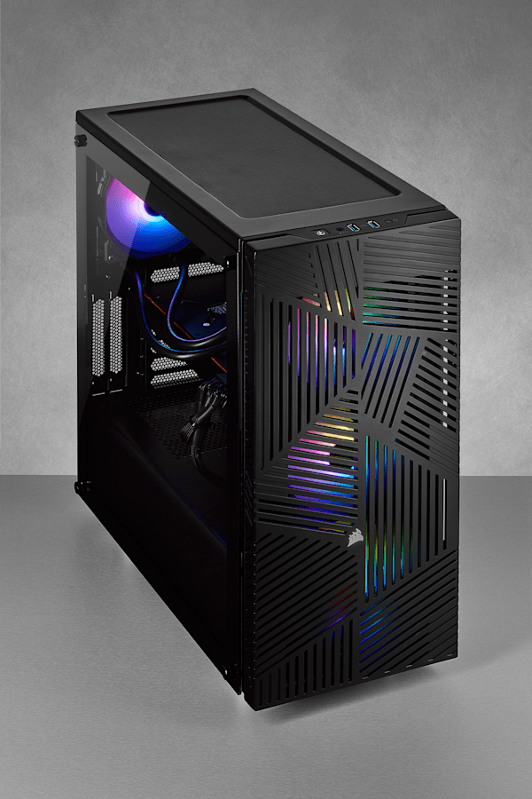 275R Airflow Tempered Glass Mid-Tower Gaming Case — Black
