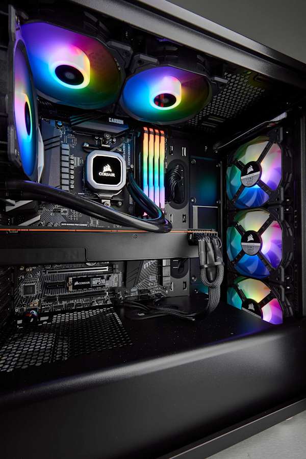 275R Airflow Tempered Glass Mid-Tower Gaming Case — Black