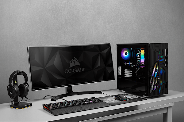 275R Airflow Tempered Glass Mid-Tower Gaming Case — Black