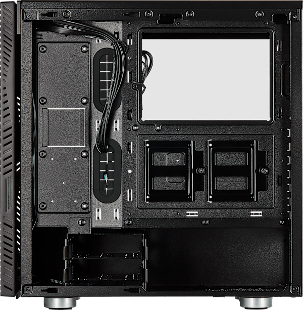 275R Airflow Tempered Glass Mid-Tower Gaming Case — Black