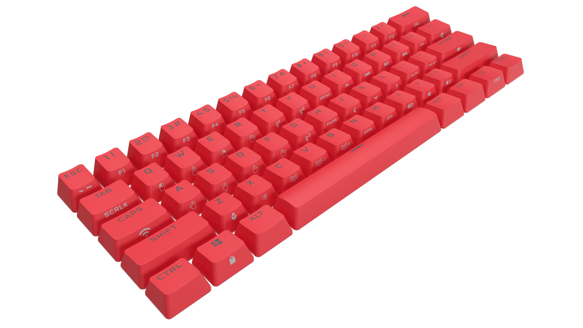 K70 Keycaps - Red