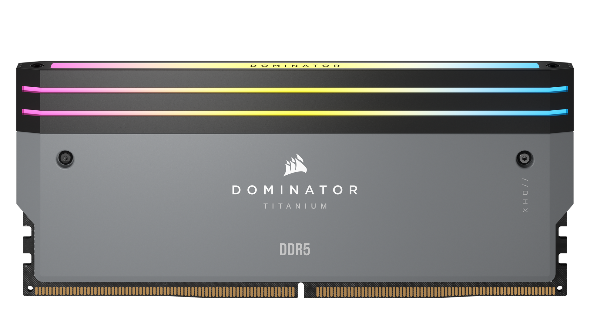 DOMINATOR® TITANIUM RGB 32GB (2x16GB) DDR5 DRAM Up To 6000MT/s CL30 AMD EXPO & Intel XMP Memory Kit — Grey
