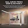 AIR 5400 LX-R RGB iCUE LINK Triple Chamber Mid-Tower PC Case - White