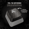 FPS/MOBA Pudding Keycap Mod Kit for QWERTY/Z Layout – Gunmetal Gray