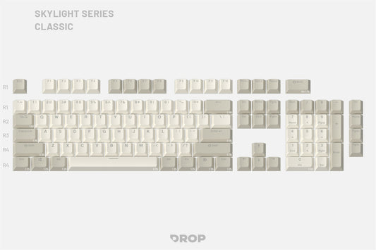 Drop Skylight Series Keycap Set R2 - Classic