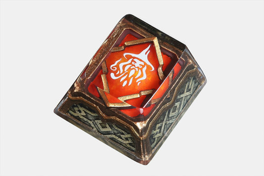 Drop + The Lord of the Rings™ Into the Fire Artisan Keycap - Gray Pilgrim