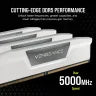 VENGEANCE® 32GB (2x16GB) DDR5 DRAM Up To 6400MT/s CL32 Memory Kit — White