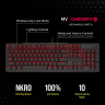 K60 PRO Mechanical Gaming Keyboard — Red LED — 100% CHERRY MV Mechanical Keyswitches — Black