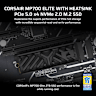 MP700 ELITE with Heatsink 4TB PCIe 5.0 (Gen 5) x4 NVMe M.2 SSD