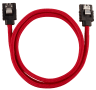 Premium Sleeved SATA 6Gbps 60cm Cable — Red