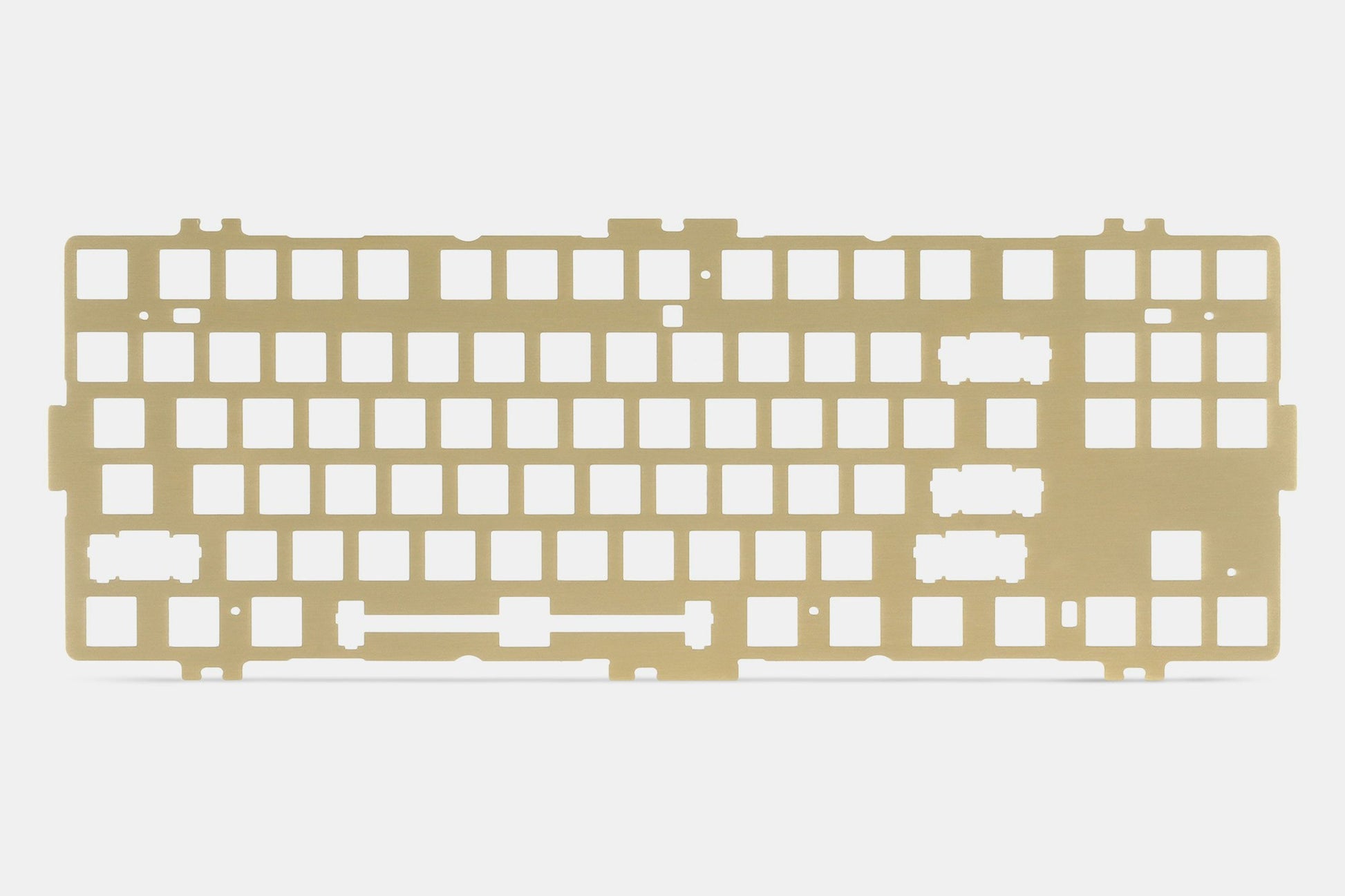 Drop CSTM80 Switch Plates - Brass