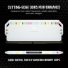 DOMINATOR® PLATINUM RGB 64GB (2x32GB) DDR5 DRAM Up To 5600MT/s CL40 Memory Kit — White