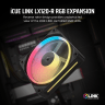 iCUE LINK LX120-R RGB 120mm PWM Reverse Fan Expansion