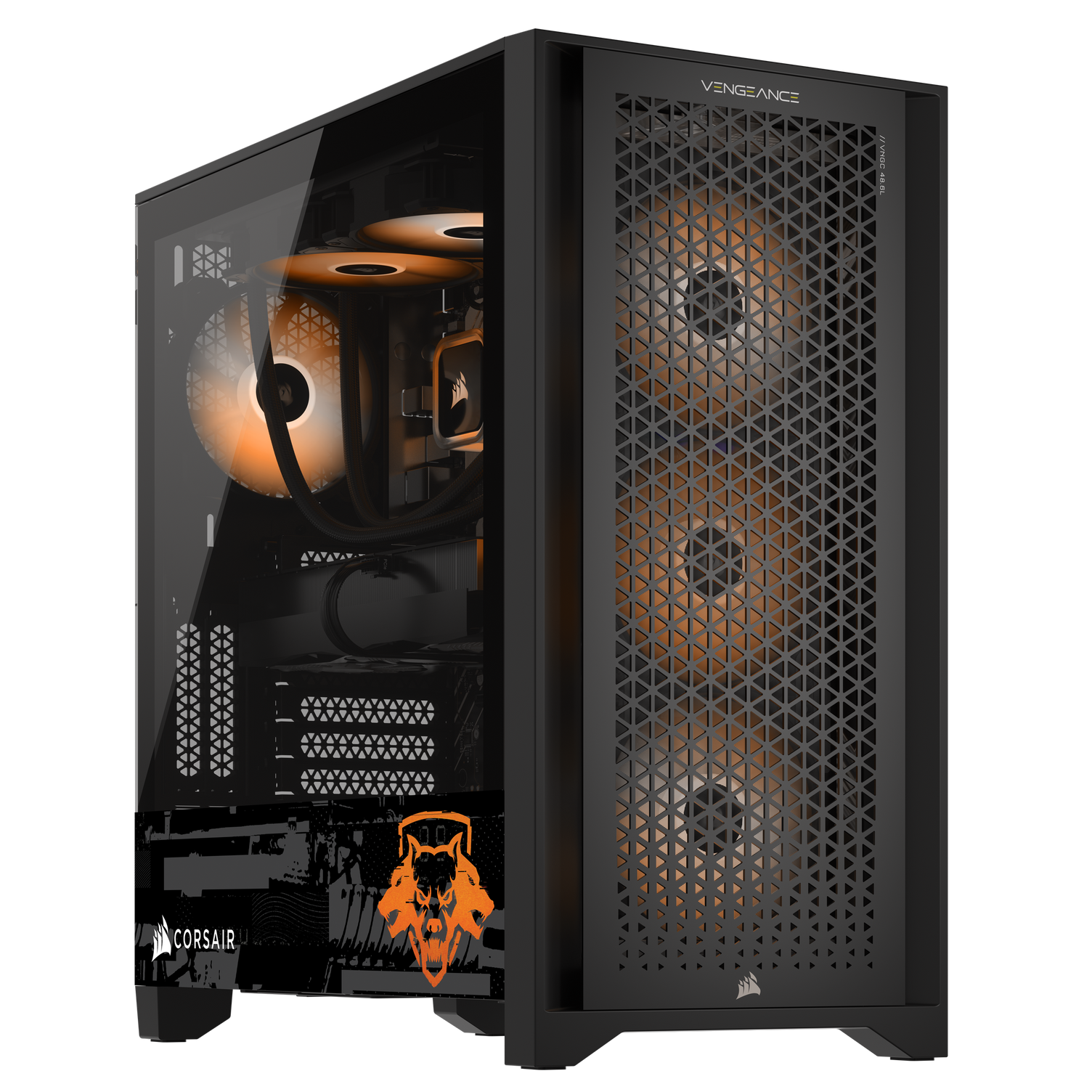 VENGEANCE a7400 CALL OF DUTY® BLACK OPS 6 EDITION: AMD Ryzen 7 9700X, GeForce RTX 4070 Ti Super, 32GB DDR5, 2TB M.2 SSD, Win11 Home
