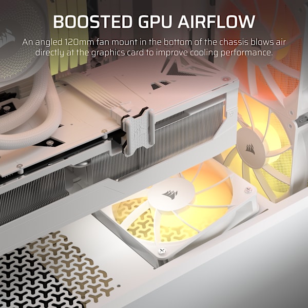 3200D RS ARGB Mid-Tower PC Case - White