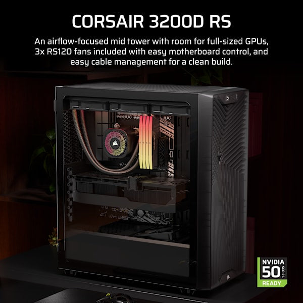3200D RS Mid-Tower PC Case - Smoke