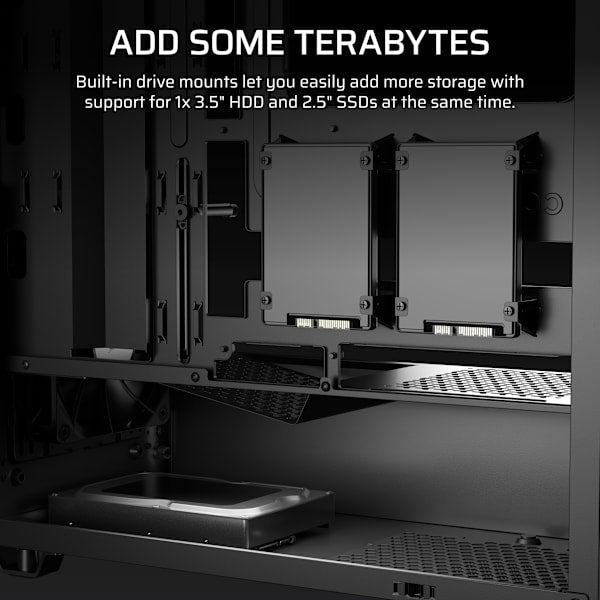3200D RS Mid-Tower PC Case - Smoke